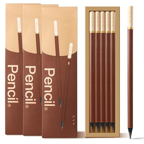 SimSign Bleistifte 2B - 30 Stück, Dreikant Bleistift mit Stabiler Dicker Mine & aus Schwarzem Holz, Pencil, für Schule, Büro, Zeichnen