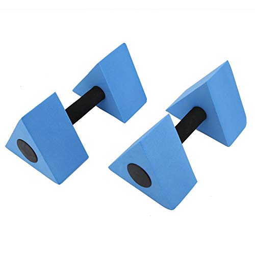 2 Pzs Mancuernas Triángulo de Agua EVA para Ejercicio miniatura 2
