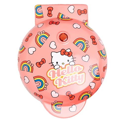 Uncanny Brands Hello Kitty Mini Waffle Maker - Cook With Your Favorite Kitty Character