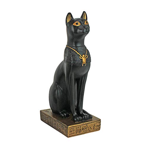 Figura Estatua Diosa Gato Bastet Egipcia 8 Pulgadas