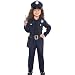 AMSCAN Classic Police Officer Halloween Costume for Girls, Small, with Included Accessories