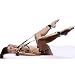 Ankle Leg Cuff Restraint Set, Sexy Slave Bed Sex Restraining Straps Bondage Sling for Fetish Kinky Sex Love Games, Adult Toys for Couples Men(Black)