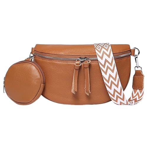 Sac à bandoulière ergonomique femme 25 cm avec poches zippées
