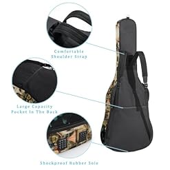 JRHEJTFZ Housse pour guitare acoustique de 1,9 cm d’épaisseur – Imperméable – Durable et élégant – Motif animal bohème, Multicolore 5., 42.9×16.9×4.7 in, Motif imprimé tendance - Les Beatles, Paul McCartney, John Lennon, RIngo Starr, George Harrison JRHEJTFZ Housse pour guitare acoustique de 1,9 cm d'épaisseur - Imperméable - Durable et élégant - Motif animal bohème, Multicolore 5., 42.9x16.9x4.7 in, Motif imprimé tendance – Image 3