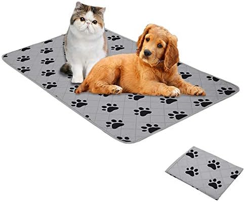 SPXTEX Dog Crate Pads Dog Pee Pads Rugs Washable Dog Pads, Non Slip Puppy Pee Pads for Small Dogs, Waterproof Pet Pad Rug, Dog Whelping Training Pads for Dogs, 1 Piece, 18"x24"