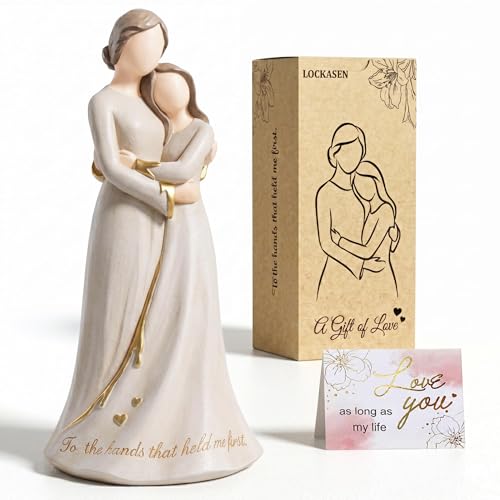 LOCKASEN Mother of the Bride Gifts Mother Daughter Figurine