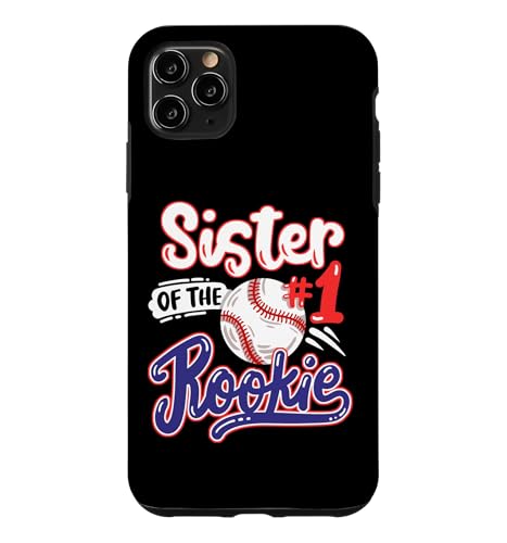 Sister of Rookie 1st Baseball Birthday Party �e�[�}�}�b�`���O �X�}�z�P�[�X iPhone 11 Pro Max �p