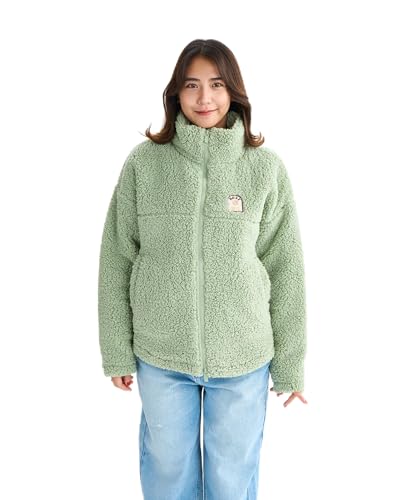 [ロキシー] ボアジャケット BELLIS BOA JACKET レディース GRN