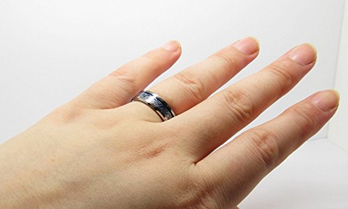 6mm Unique Silver Tungsten Celtic Wedding Bands for Women with Blue Carbon Fiber Engagement Couples Ring Comfort Fit4