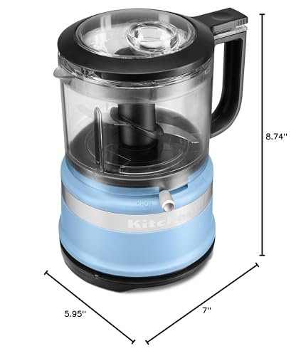 KitchenAid 3.5 Cup Food Chopper KFC3516VB, Blue Velvet thumbnail 3