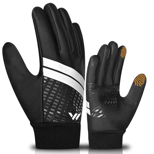 WESTWOOD FOX Guantes de invierno impermeables para niños y niñas – Guantes térmicos para niños a prueba de viento, antideslizantes, con pantalla táctil, manoplas aisladas y cálidas para correr - imagen 9