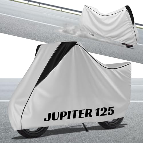 Image of Stylish Water Resistant Scooty Body Cover Compatible with Jupiter 125 & All Models | UV Protection, Dustproof, Heat Resistant, Two Wheeler | New All Weather Protection, Dust & Rain