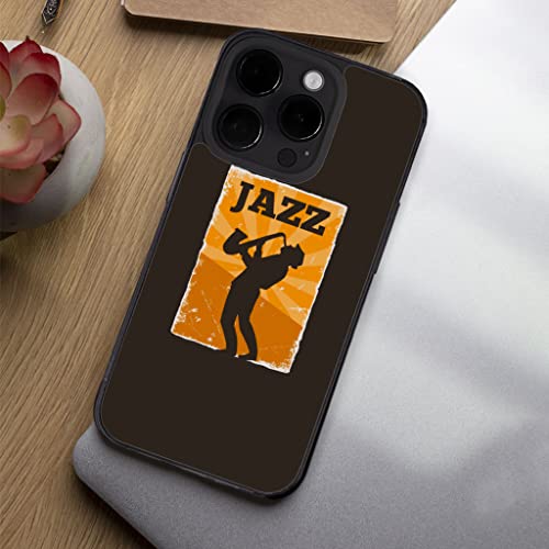 Jazz Iphone 14 Pro Case - Saxophone Phone Case For Iphone 14 Pro - Silhouette Iphone 14 Pro Case Multicolor #TOP2
