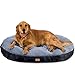 DOGSIR Großes Hundebett Hundekissen Große Hundematratze Waschbares Katzenbett Weicher Welpenzwinger Orthopädisch Mit rutschfestem wasserdichtem Boden, XXXL Schwarz, 106*76*11CM