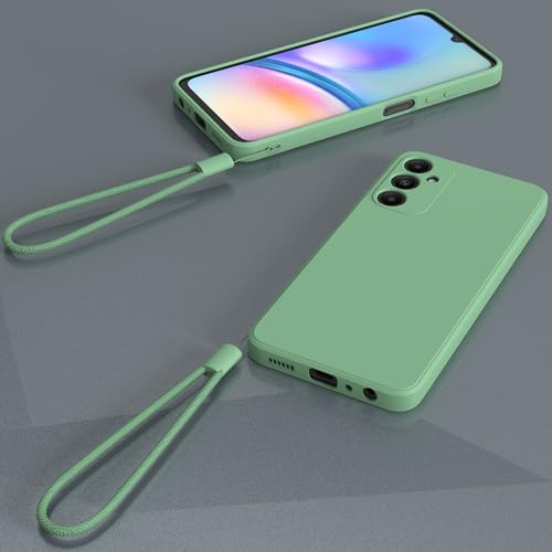 THIYUFUNS Case for Samsung Galaxy A05s 4G with 2 Tempered Glass Screen Protector, Galaxy A05s Case Silicone Slim Fit Shockproof Anti-Scratch Compatible with Samsung Galaxy A05s 4G - Green - Image 5