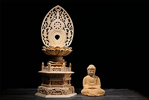 Aurh Cypress 30Cm Sakyamuni Sculpture Wooden Buddha Buddhist Home Decoration Garden Buddha Statuestatues & Sculptures,Home & Garden, Tianminjiedm #TOP2