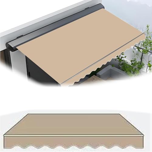 Tissu de rechange pour auvent Patio Sun e imperméable et rétractable