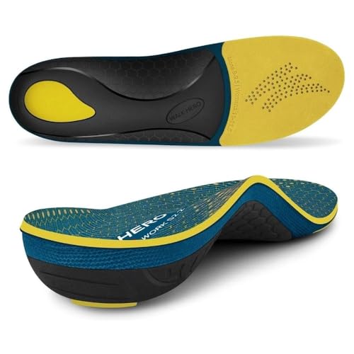 WALK�EHERO Comfort and Support ����ؖ����C���\�[�� (�I�[�^���C�G���[, Mens8-8.5/Womens10-10.5)
