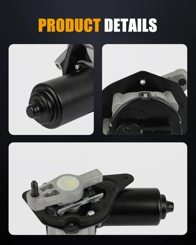 Image of ROADFAR Front Windshield Wiper Motor for Ford for Crown Victoria 1995-2002 | For Ford For Grand Marquis 1995-2002|For Lincoln For Town Car 1995-1997|For Mercury For Grand Marquis|OE F5AZ17508A|7 Pins