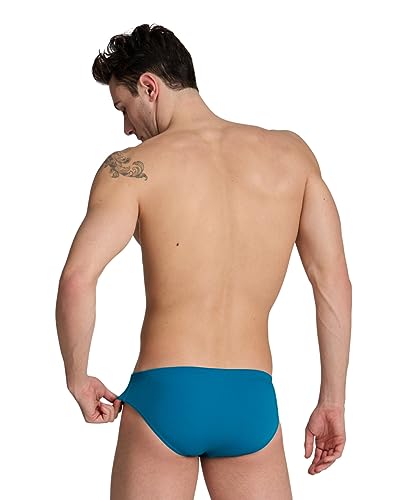 Image of Arena Men's Team Solid Swim Brief MaxLife Athletic Swimwear Professional Swimsuit Bathing Suit