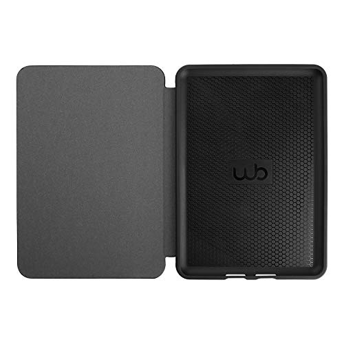 Capa, WB, Ultra Leve Auto Hibernação, Sensor Magnético, Silicone Flexível, Estilo Tecido, Preta, Nov