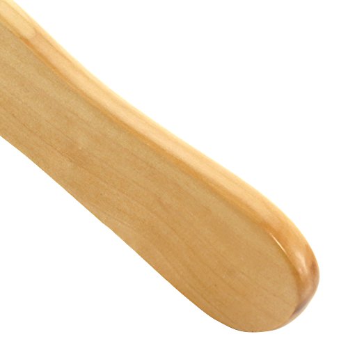 image for HANGERWORLD Pack of 12 Natural Wooden Kids and Baby Hangers for Nurser