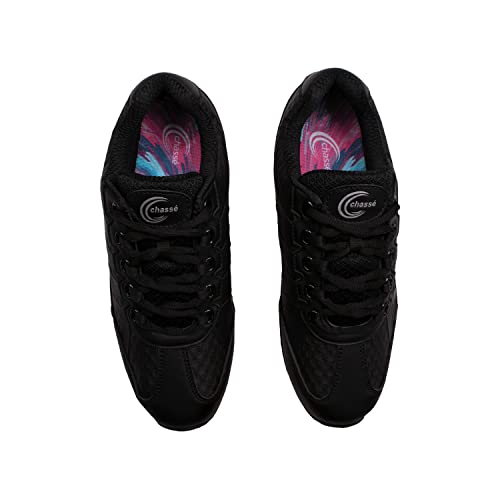 Chassé Apex Cheerleading Shoes - Black Cheer Shoes for Girls (1Y, Black)3