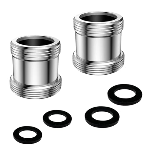 Exin Dehcen Doppelgewinde Wasserhahnadapter 2 Stück