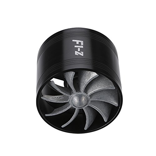 Honeytecs Entrada de Filtro de Ar de Poupança de Gás de Combustível Universal Único/Duplo Turbocompr