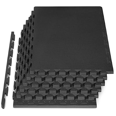 ProsourceFit Extra Thick Exercise Puzzle Mat, 1-inch