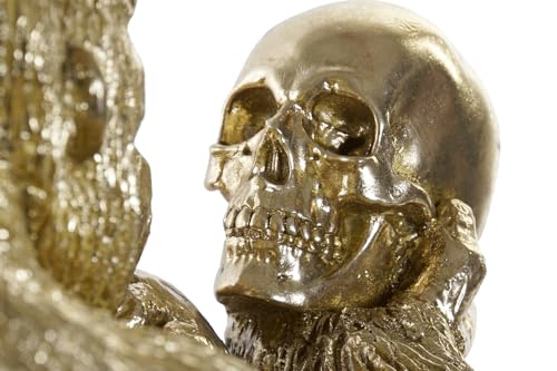 Statuette gorille doré résine haut de gamme finition design