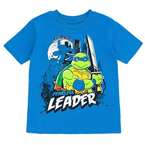 Teenage Mutant Ninja Turtles Leonardo Michelangelo Raphael Donatello 4 Pack T-Shirts Toddler to Big Kid4