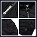 Reebok Womens Jacket - Lightweight Softshell Quilted Jackets for Women Zip Up Hooded Winter Coat Outerwear with Pockets, Size X-Large, Jet Black