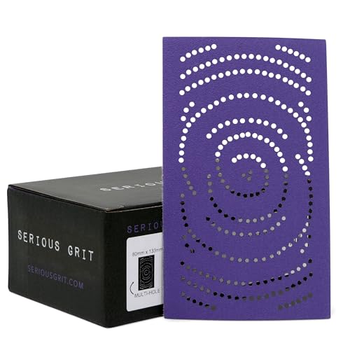Serious Grit - 3x5 (80x133mm) P180 Grit Ceramic Sanding Sheets - 50 Pack