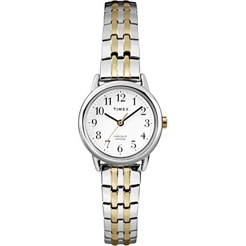 Timex Women’s Dress Timex Style Collection Silver Dial Quartz Watch (Model: T2P298GP)