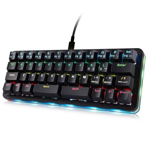 Koolertron 42-Key 40% Macaro Gaming Keyboard - Compact RGB...