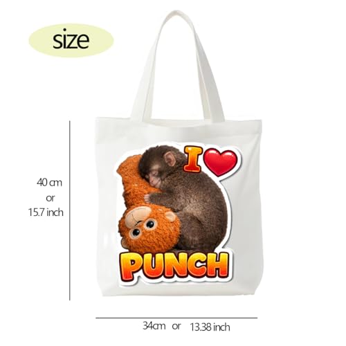 Punch – Bolso Tote de Peluche Animal I Love Punch miniatura 5