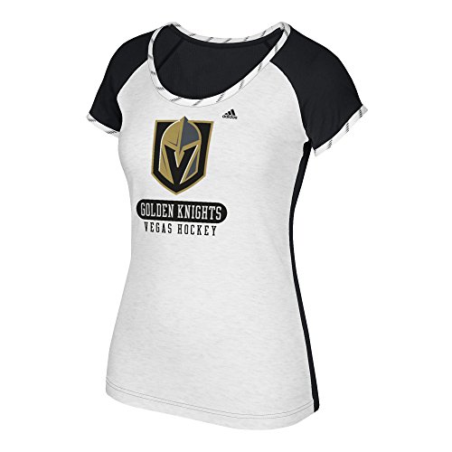 adidas - Camiseta de Manga Corta para Mujer, Mujer, 394TW W6F, White Heathered, Medium