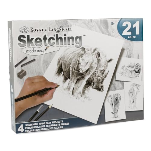 Royal Brush Zoo Animals Sketching Kit