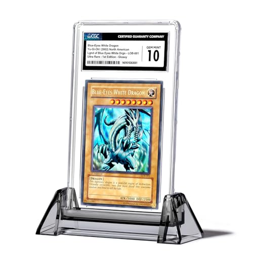 CGC-TAG Acrylic Stand Clear / Color for Graded Card Display / Slab Holder (CGC, Black)