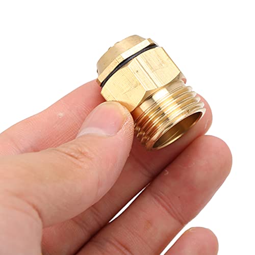 Bicos de aspersão de rosca G1/2 de cobre, conjunto de cabeças de microaspersão, 3 peças de bocal de