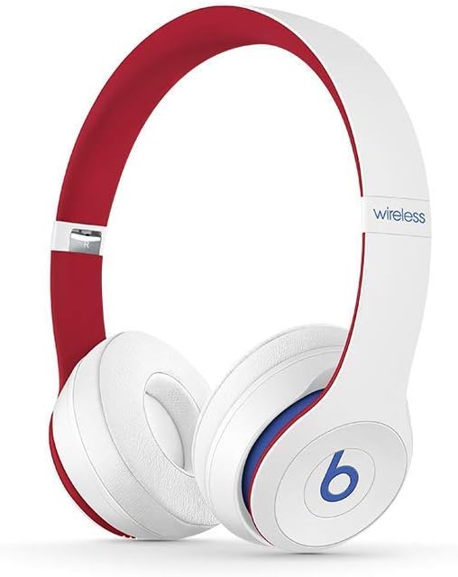 Beats Solo3 Wireless On-Ear Headphones – Beats Club Collection – Club White (Renewed)