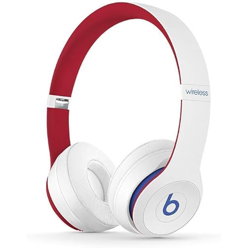 Beats Solo3 Wireless On-Ear Headphones – Beats Club Collection – Club White (Renewed)