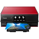 Canon TS9120 Wireless All-In-One Printer with Scanner and Copier: Mobile and Tablet Printing, with Airprint(TM) and Google Cloud Print compatible, Red