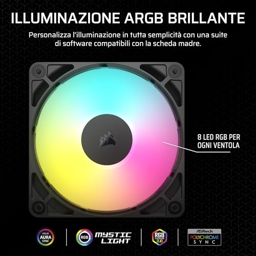 Ventilateur Argb 120Mm - Corsair - RS120 - 4