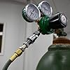 Koike Oxy-Fuel Quick Connect Regulator To Hose Coupler Set, Safe Fuel/Oxygen Disconnect, Leak-Proof Design, UL Listed (SET) #1