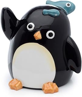 Caribou Living Upside Down Cute Penguin Novelty Ceramic Mug Cup 450ml for Hot Drinks Tea Coffee Hot Chocolate