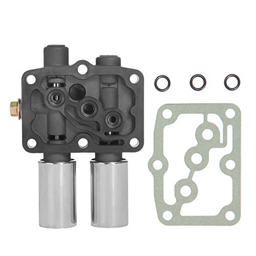Transmission Dual Linear Solenoid with Gasket O-Rings | Replacement for Honda Accord Odyssey Pilot Prelude, Acura CL TL MDX | Replaces# 28250-P6H-024, 28250P6H024