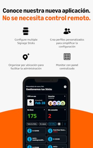 Miniatura 3 de Amazon Signage Stick Reproductor De Señalización Digital Soporta 4k : Para Todo Tipo De Empresas, Fácil Configuración Con App Gratuita Y Compatibilidad Con Cms