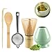 CHWNIBAY 5-Teiliges Matcha Set,Matcha Besen,Matcha Tee Set Einschlie&szlig;lich des Matcha Whisk,Matcha Sieb,Matcha Besen Halter,Zwei Matcha L&ouml;ffel aus Bambus,Es Ist Das Beste Geschenk f&uuml;r Matcha-Liebhabern